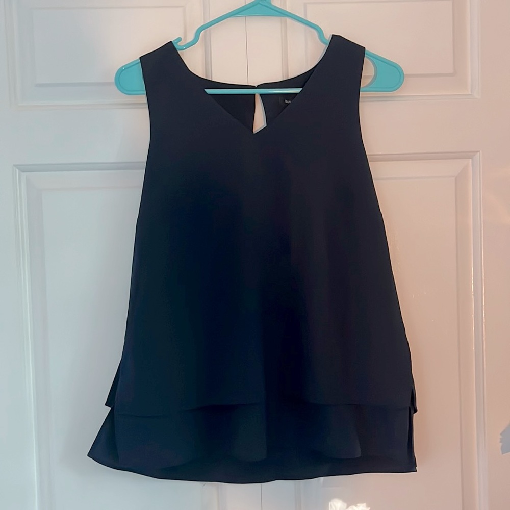 NWT Navy Banana Republic Sleeveless Blouse